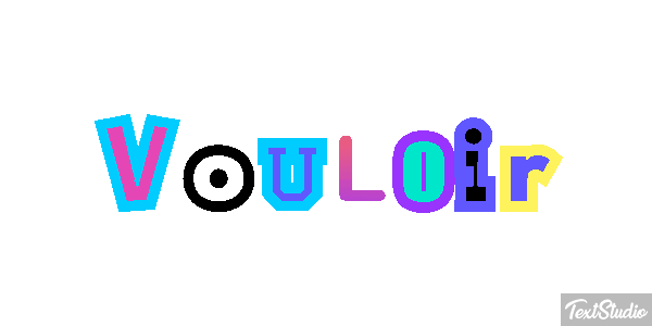 Vouloir Effetto testo