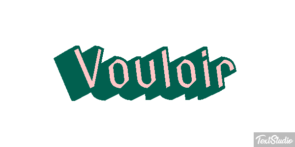Vouloir Effetto testo