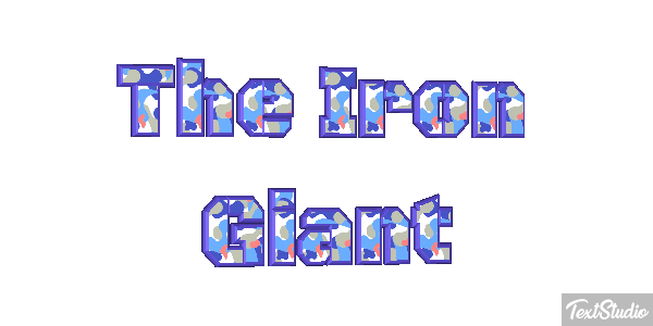 The Iron Giant Efecto de texto