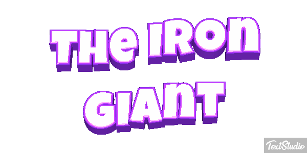 The Iron Giant Efecto de texto