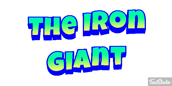 The Iron Giant Efecto de texto