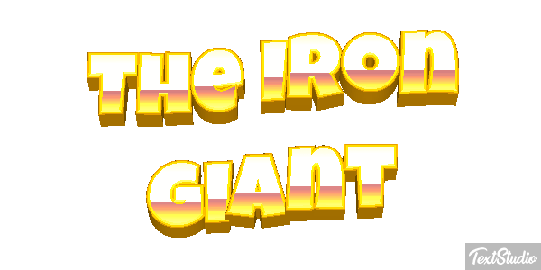 The Iron Giant Efecto de texto