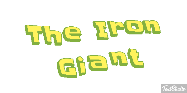 The Iron Giant Efecto de texto