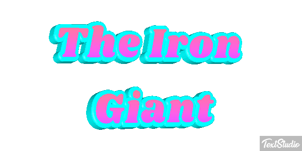 The Iron Giant Efecto de texto