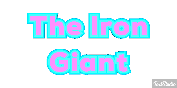 The Iron Giant Efecto de texto