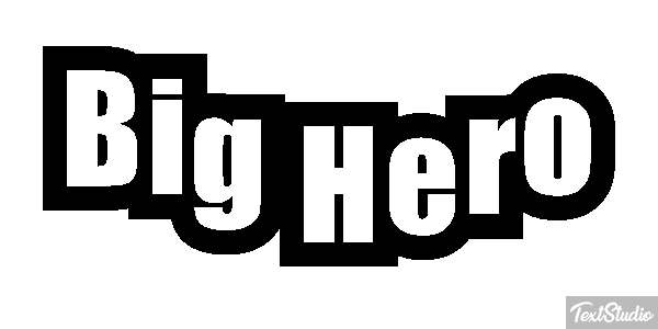 Big Hero Text effect