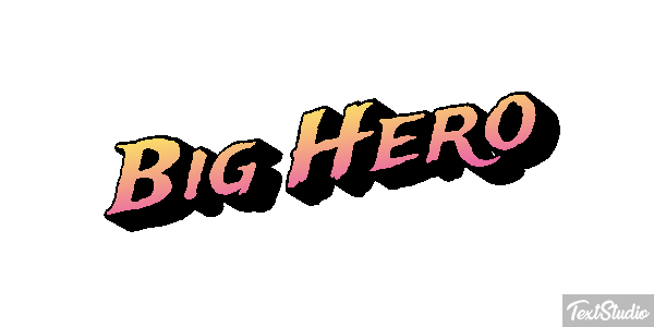 Big Hero Text effect