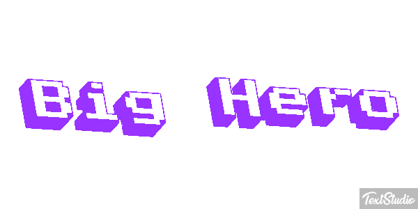 Big Hero Text effect