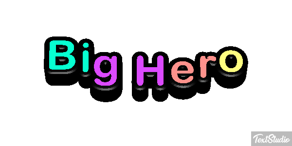 Big Hero Text effect