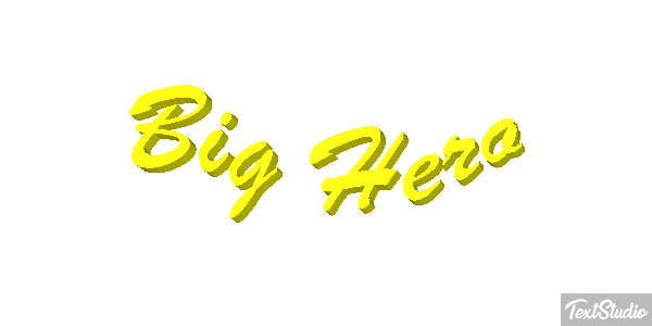 Big Hero Text effect
