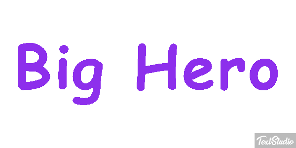 Big Hero Text effect