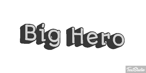 Big Hero Text effect