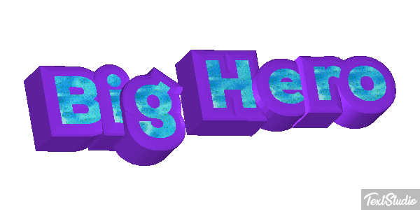 Big Hero Text effect
