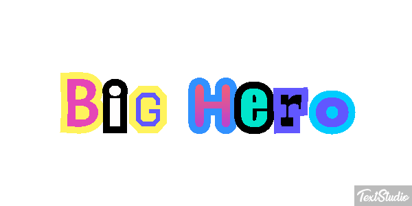 Big Hero Text effect