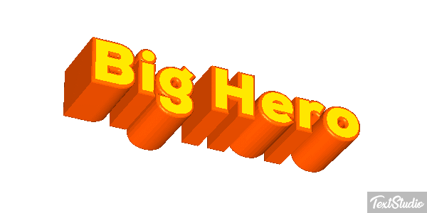 Big Hero Text effect