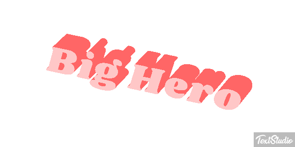 Big Hero Text effect
