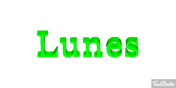 Lunes Effetto testo