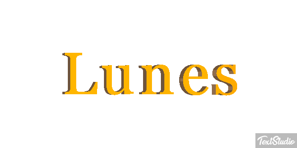 Lunes Effetto testo