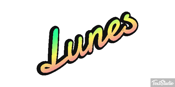 Lunes Effetto testo