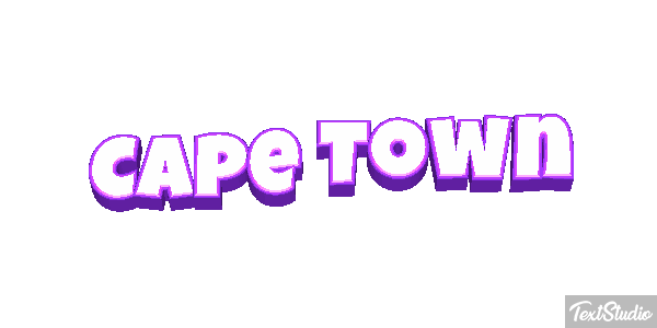 Cape Town Effetto testo