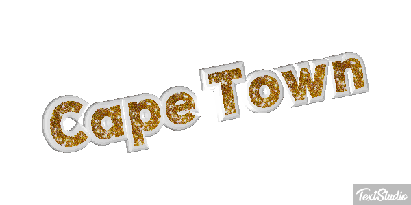 Cape Town Effetto testo