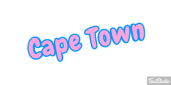 Cape Town Effetto testo