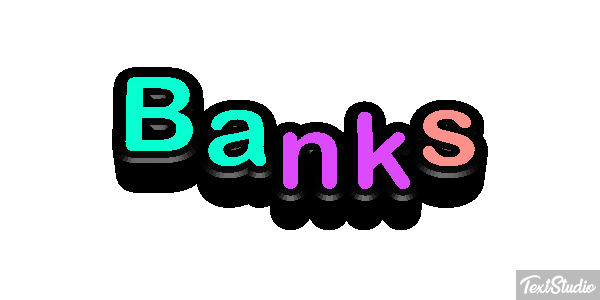 Banks Text effect