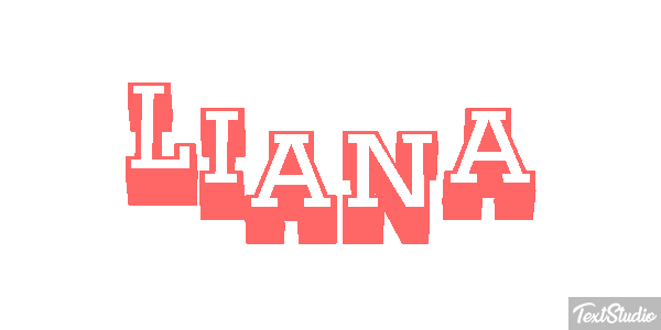 Liana Текстовый эффект