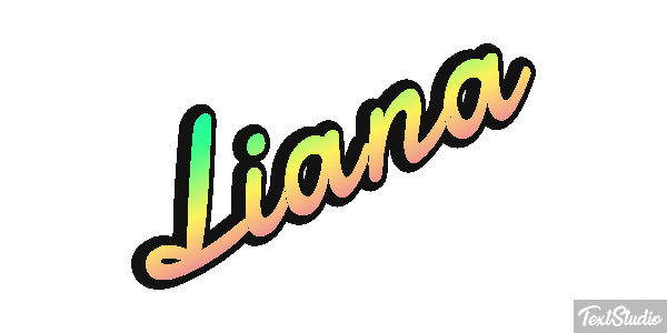 Liana Текстовый эффект