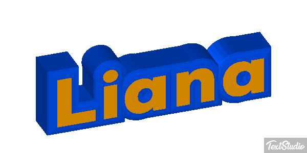 Liana Текстовый эффект