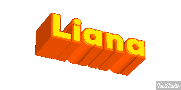 Liana Текстовый эффект