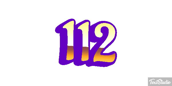 112 Texteffekt