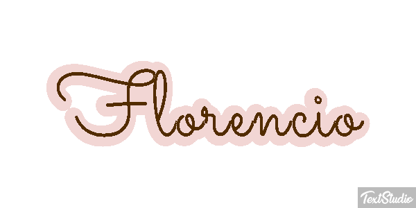 Florencio テキスト効果