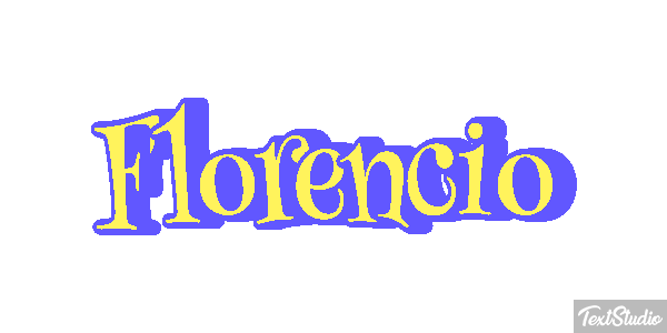 Florencio テキスト効果