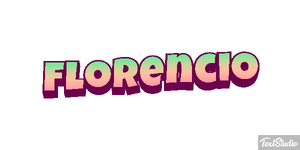 Florencio テキスト効果