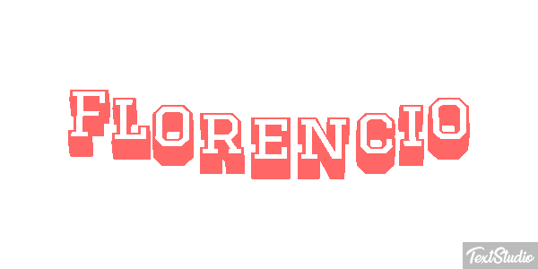Florencio テキスト効果