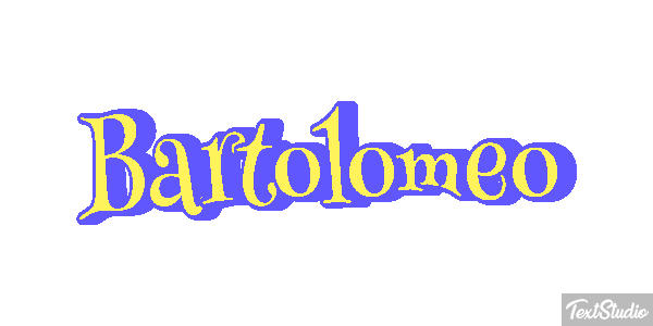 Bartolomeo Effetto testo