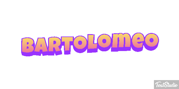 Bartolomeo Effetto testo