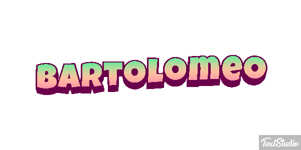 Bartolomeo Effetto testo