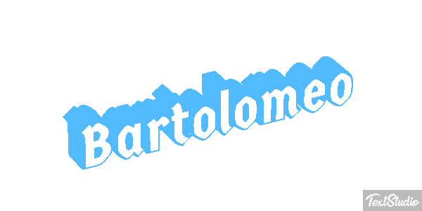 Bartolomeo Effetto testo