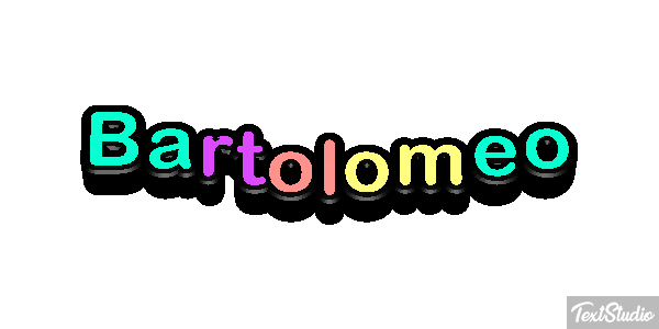 Bartolomeo Effetto testo