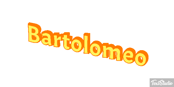 Bartolomeo Effetto testo