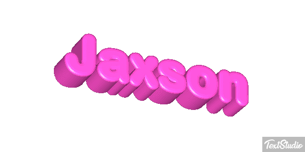 Jaxson Text effect