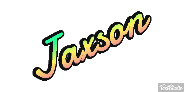 Jaxson Text effect