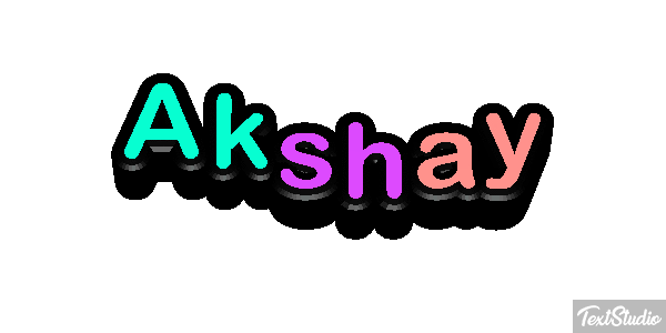 Akshay Effetto testo