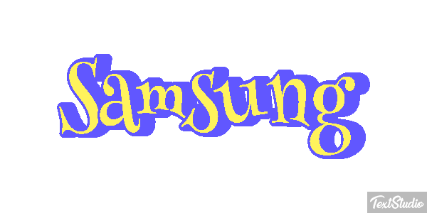 Samsung Text effect