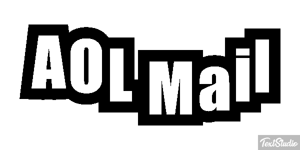 AOL Mail Text effect