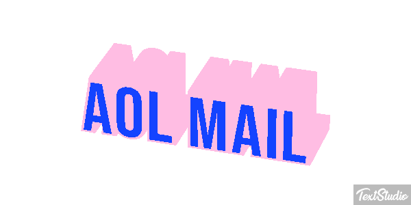 AOL Mail Text effect