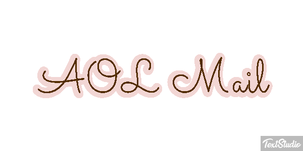 AOL Mail Text effect