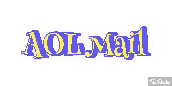AOL Mail Text effect